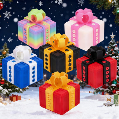 Annoying Gift Box with Screws - A Take-Apart Prank Puzzle that Includes a Finger Trap & Pop-Up Fun, Glows in The Dark for a Novelty Gag Gift