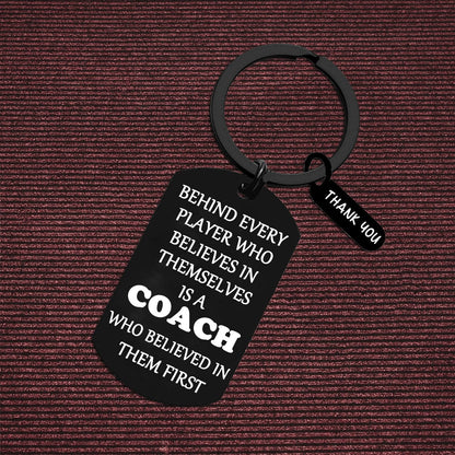 Coach Gifts for Men: Appreciation Keychain for Baseball, Volleyball, Soccer Coach Thank You Gifts