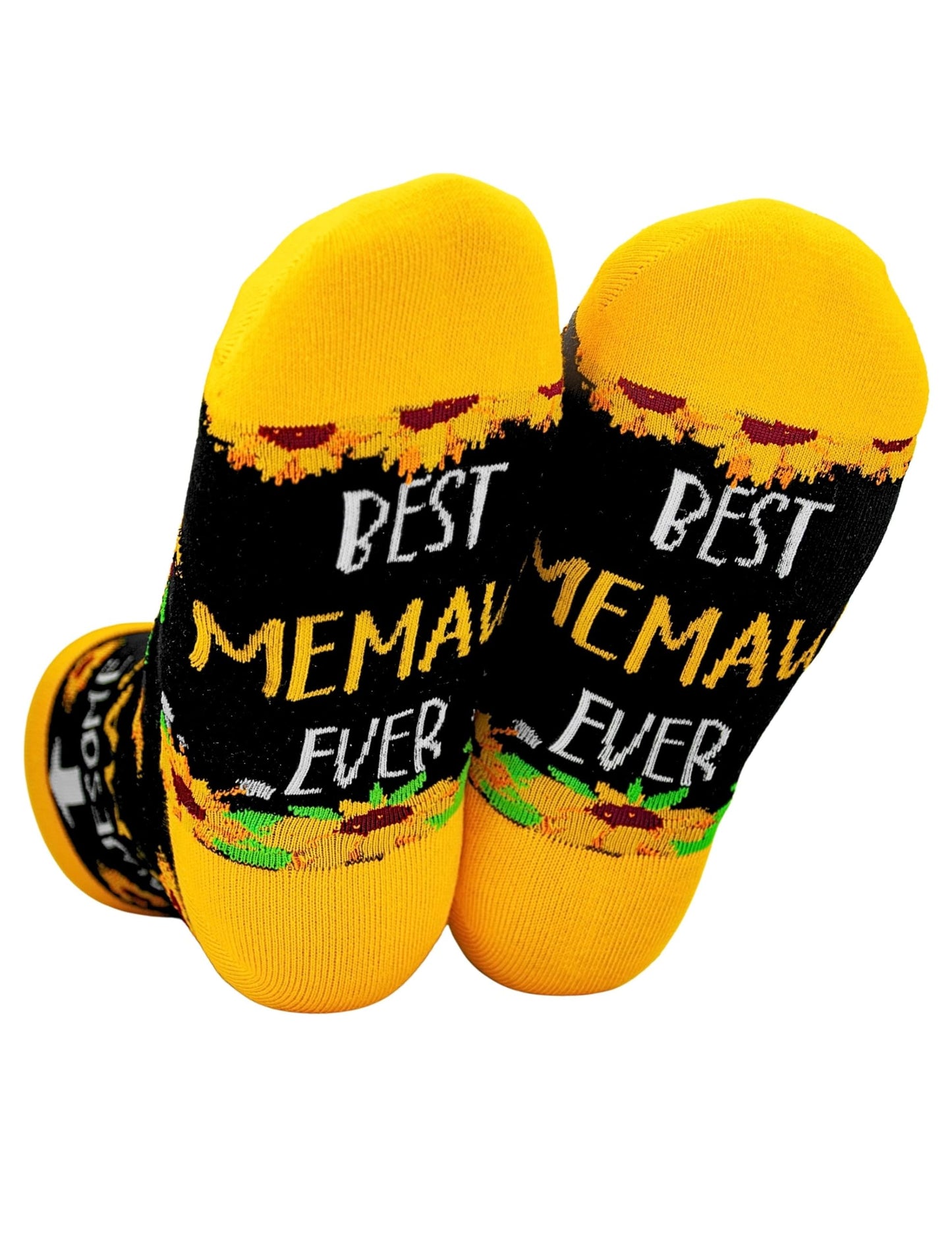 InnoBeta Memaw Gifts, Mothers Day Gifts for Memaw, One Size Crew Socks on Mother's Day, Christmas, Birthday