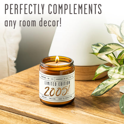 21st Birthday Gifts for Her - 'Limited Edition 2005' Soy Candle, w/Sparkling Berries & Fruit I 21st Gifts for Women I 2005 21 Birthday Gift for Her I 9oz Reusable Jar, 50Hr Burn, Made in USA