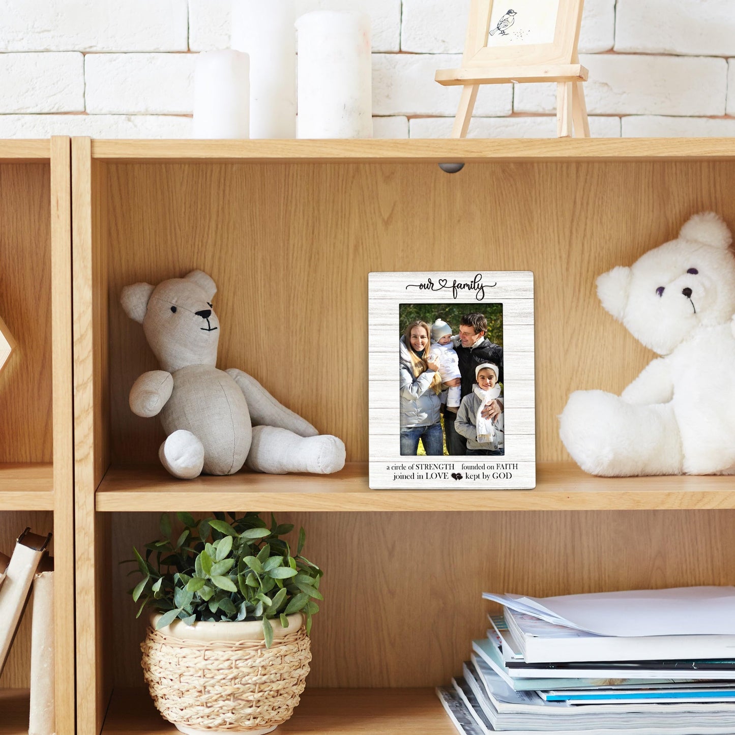 Family Picture Frames 4x6, Family Frame, Adoption Day Gifts, FamilyGifts, AdoptionGifts For Adoptive Parents, Religious Spiritual FamilyDecorative Photo Picture Frame for Table Desk Decor