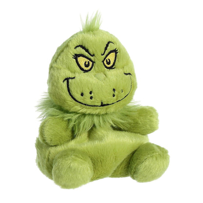 Aurora® Whimsical Dr. Seuss™ Palm Pals™ Grinch Stuffed Animal - Officially Licensed Plush for Imaginative Play - Perfect for Kids and Adults - Green 4.5 Inches