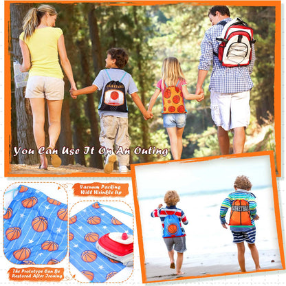Shappy 12 Pack Basketball Drawstring Bags Party Favors, Basketball Goodie Backpack, Sports Drawstring Gift Bag for Birthday Party, School, Gym, Travel