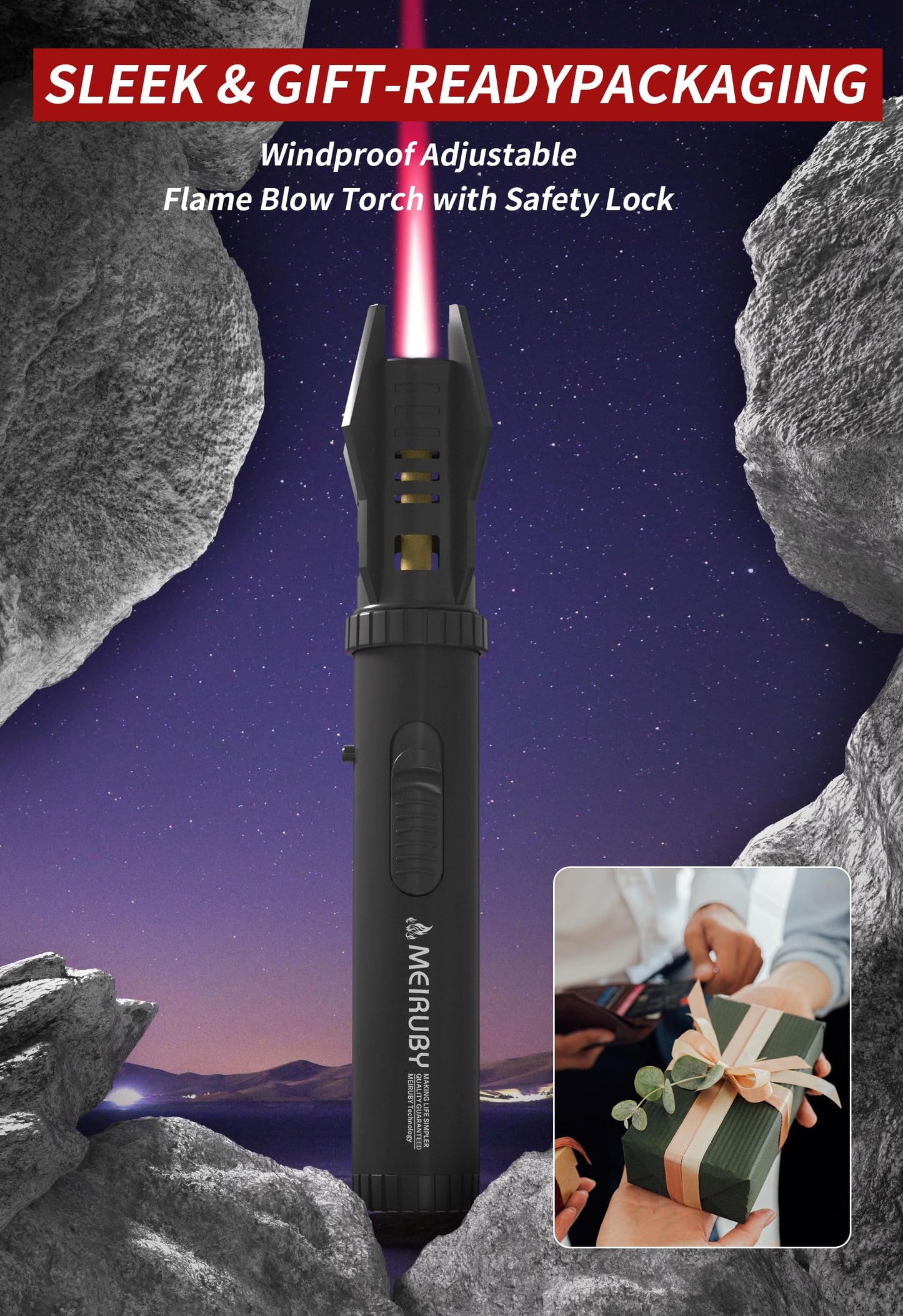 Gifts for Men Dad Adults, Lightsaber Torch Lighter Flame Butane Lighter Gifts for Dad Grandpa Step Papa, Christmas Birthday Gift Cool Gadgets for Men 2026