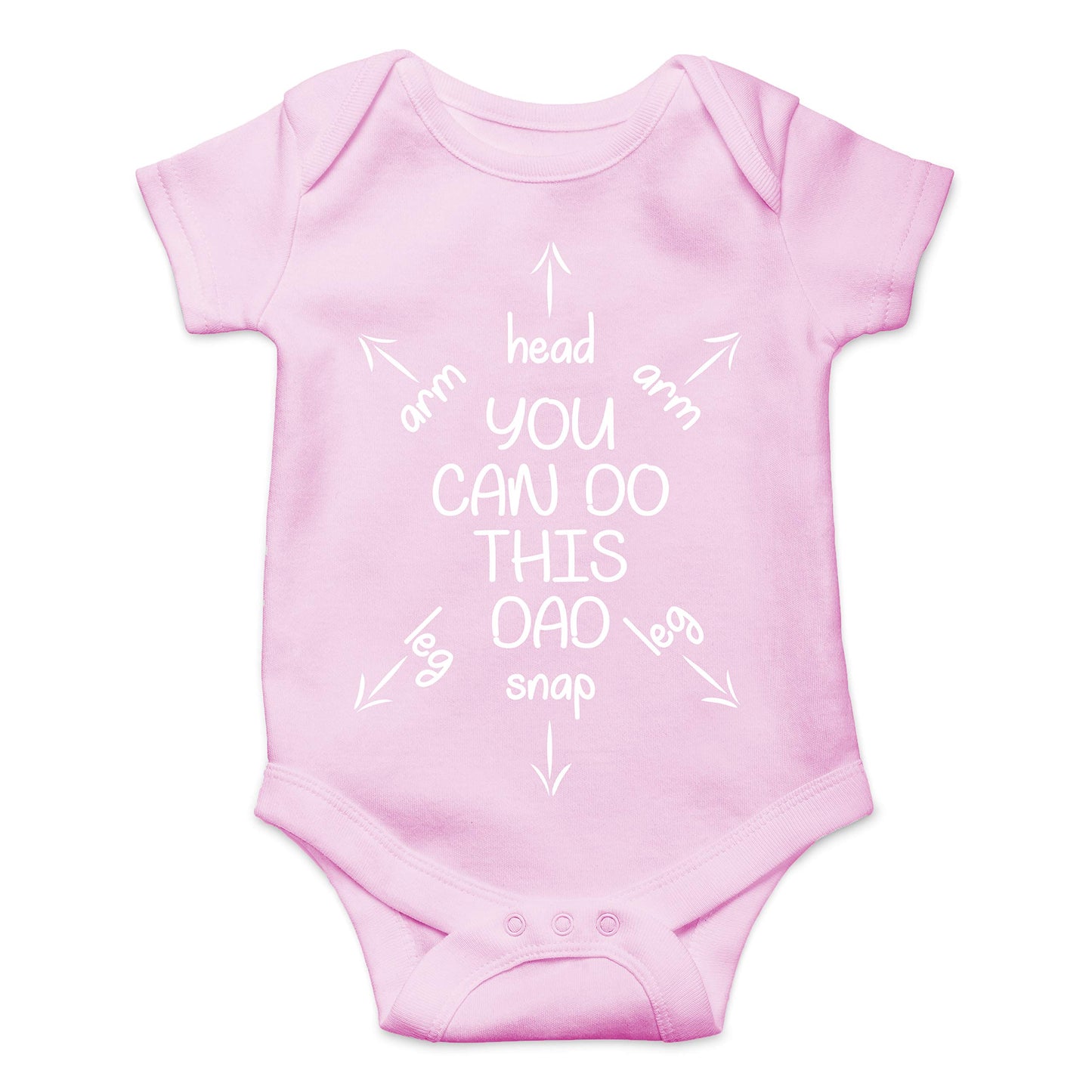 You Can Do This Dad - Funny Baby Essentials Bodysuit - Cute Baby Girl Clothes Newborn Boy Outfit