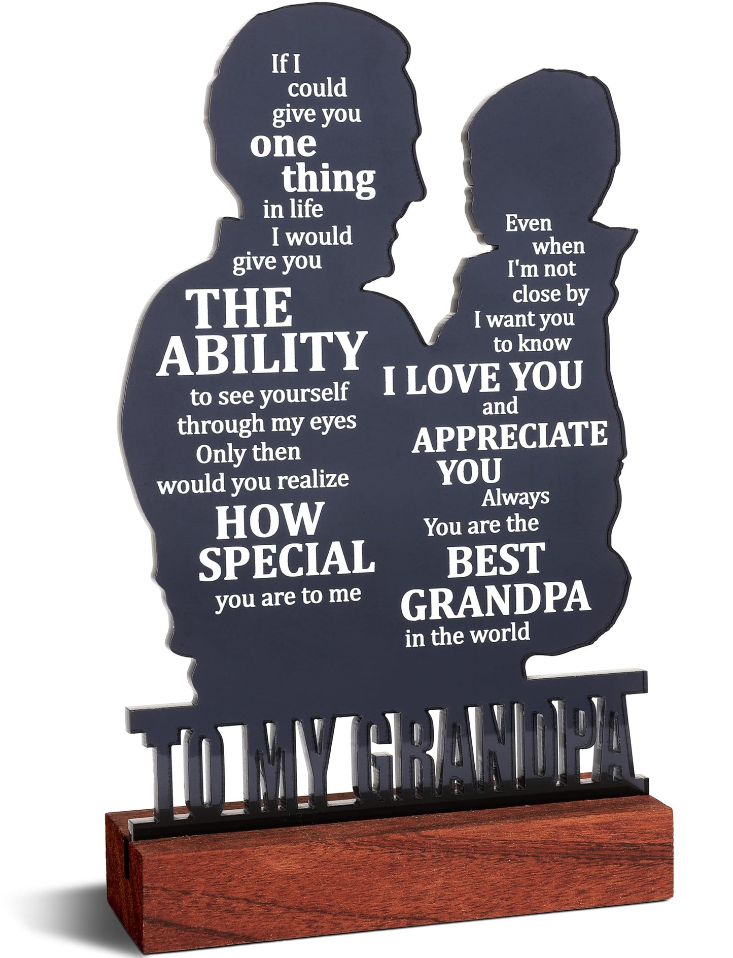 Christmas Grandpa Gifts, Valentines Day Gift for Grandpa, Grandpa Gifts from Grandson, Birthday Gifts for Grandpa from Grandson, Father's Day Gifts for Grandpa, Best Grandpa Gifts