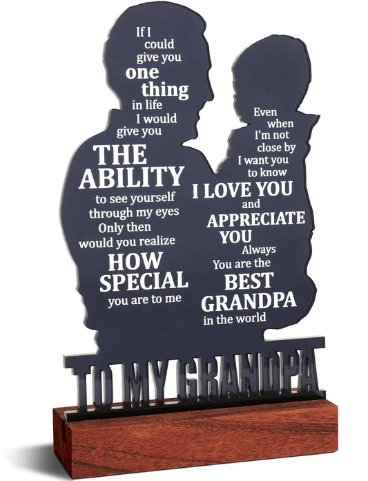 Christmas Grandpa Gifts, Valentines Day Gift for Grandpa, Grandpa Gifts from Grandson, Birthday Gifts for Grandpa from Grandson, Father's Day Gifts for Grandpa, Best Grandpa Gifts