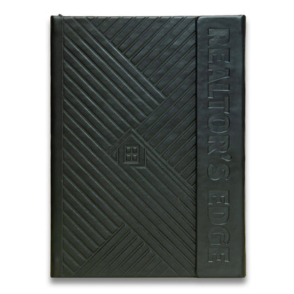 Realtor’s Edge Real Estate Planner – 368-Page Goal-Setting Journal & Productivity Organizer for Realtors & Real Estate Agents – Vegan Leather Hardcover with Magnetic Closure – Realtor Supplies (Black)
