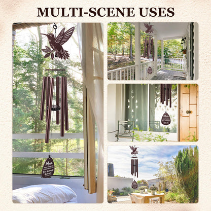 Aurahouse Mothers Day Birthday Gifts for Mom, 37'' Mom Wind Chimes, Christian Gifts for Moms, Mother Birthday Gift from Daughter Son, Religious Christmas Valentines Day Presents for Moms
