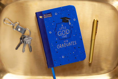 A Little God Time for Graduates: 365 Daily Devotions (Faux Leather Grad Gift Edition) – Motivating Devotions for Grads, Perfect Gift for Graduation Parties, Birthdays, Holidays, and More