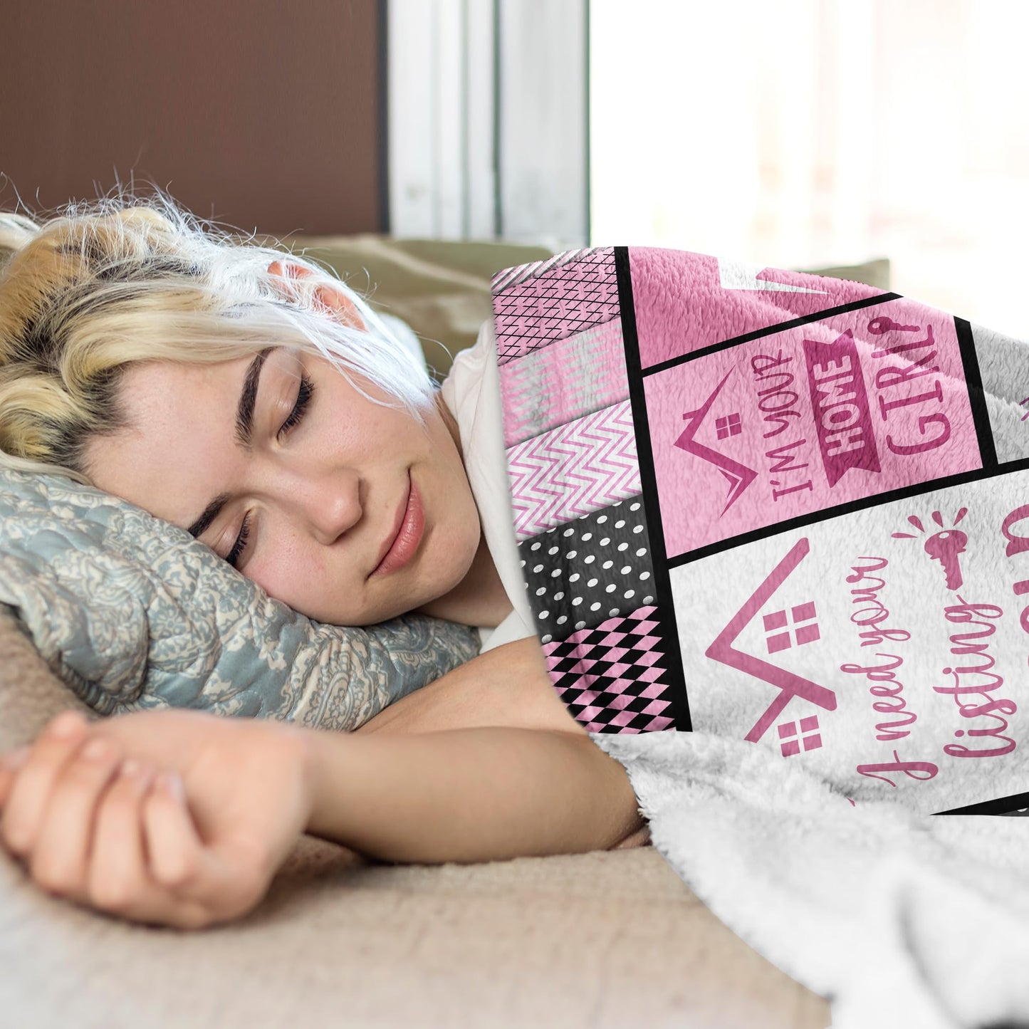 Realtor Gifts Blanket 60" x 50", Real Estate Agent Gifts, Realtor Gifts for Women, Gifts for Realtors Female, Gifts for A Real Estate Agent, Closing Gift for Realtors at Closing