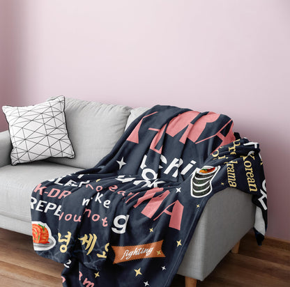 Korean Drama Gifts, Korean Gifts for Women, K Drama Gifts for Women, Kdrama Merch, K Drama, Korean Drama Blanket 60x50in, Korean Blanket, K Pop Gifts Teen Girl