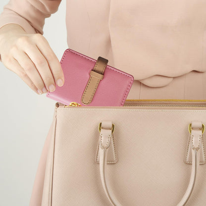 Credit Card Holder with 26 Suitable Slot, ID Card Case PU Leather Wallet for Women Men Business Organiser Pocket (Pink)