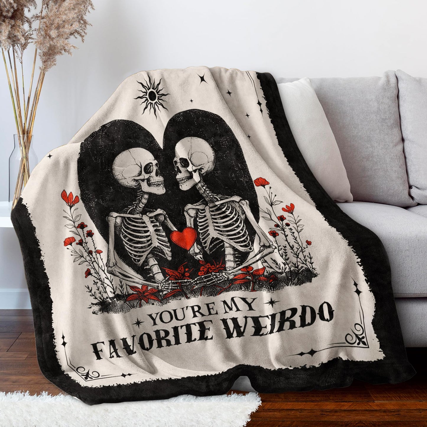 Gifts for Him Her, Wedding Anniversary Blanket, Fathers Day Bday Gifts for Husband, Birthday Gift for Boyfriend, Girlfriend, I Love You Gift, Wedding Gift for Couple Wife Husband, 60"X50"