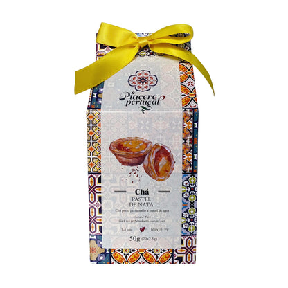 Piacere Portugal Chá - Portuguese Tea - 50g (20 tea bags) (Pastel de Nata (black tea and custard tart))