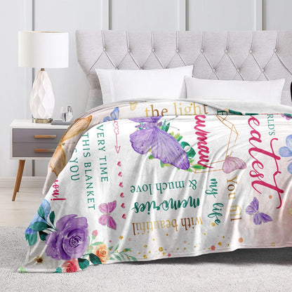 Mothers Day Mawmaw Gifts Blanket 60"x 50", Birthday Gift for Mawmaw, Maw Maw Gifts for Mother's Day/Birthday, Best Mawmaw Ever Presents, Mawmaw Presents for Grandma from Grandkids