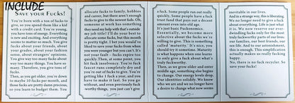 U\C Fuck to Give,Jar of Fuck Gift Jar (8oz),Give a Fuck in a Bottle Gag Gift Birthday,Christmas,Holiday,Funny Gift,Gift to Friend,Anniversaries Gift for Valentines Day Encouragement Gift