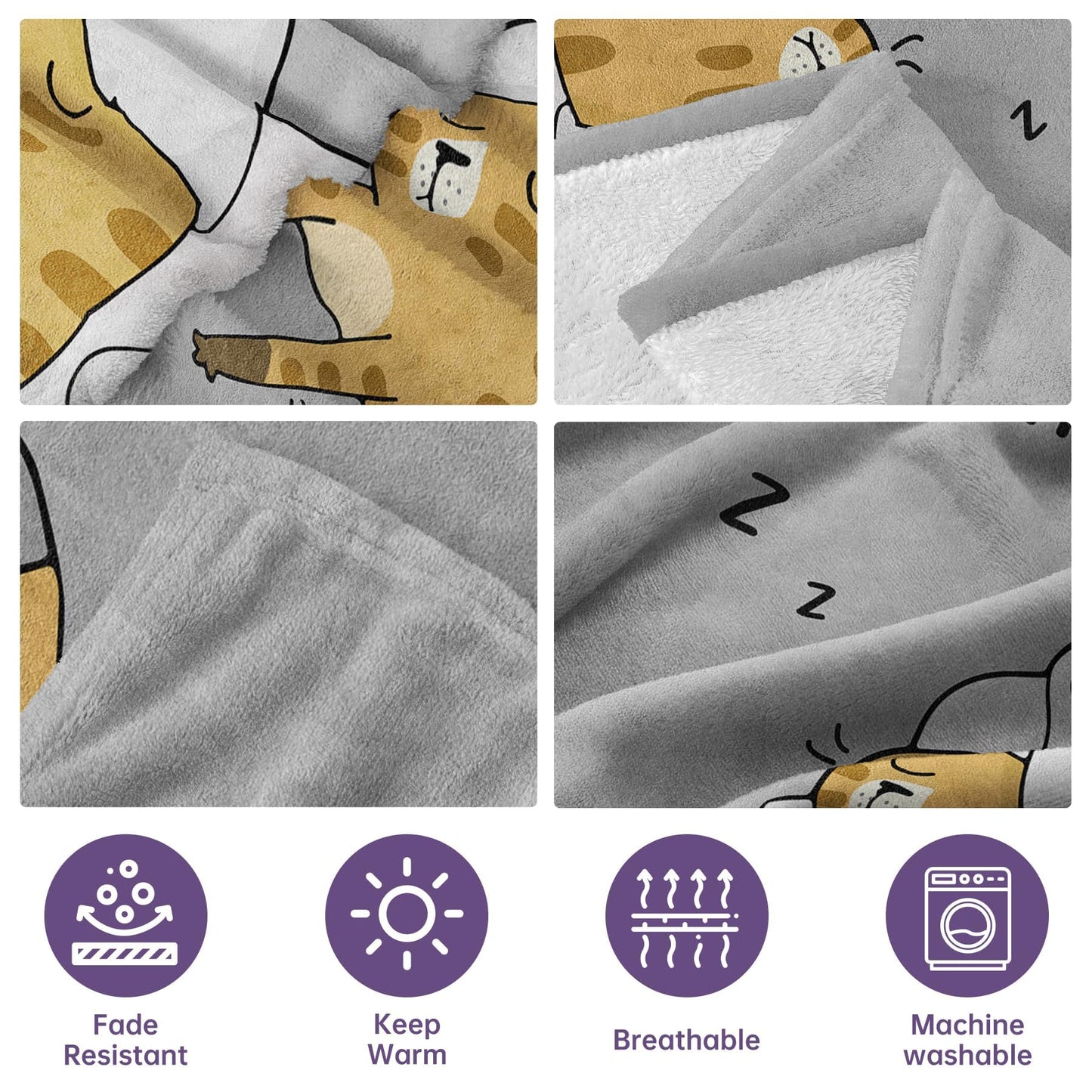 SteadStyle Mothers Day Mom Gifts from Daughter Son, Mom Birthday Gifts Blanket, Mother Presents for Christmas, Valentine's Day, Mothers Day, Fluffy Blanket for Mommy, 60'' x 50'' (Grey)