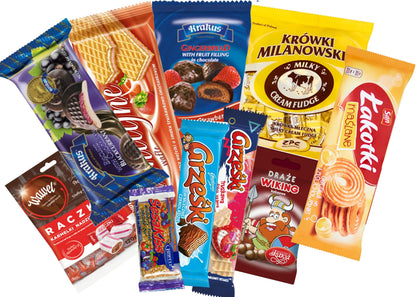 TASTE OF POLAND SWEET BOX Packing by Granda 3.5 lb TRADITIONAL POLISH SWEETS, 10 COUNT