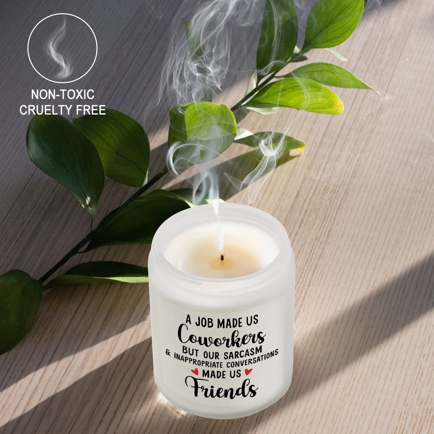 Funny Coworker Gifts for Women Men - Coworker Leaving Gifts - New Job, Going Away, Retirement, Farewell, White Elephant, Birthday Gift for Co-Worker Friends, Lavender Candles