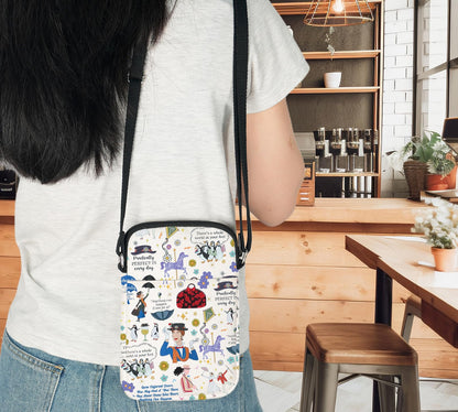 G2TUP Mary Musiacl Crossbody Bag Mary Fans Gift Practically Perfect in Every Way Shoulder Bag Mar-y Movie Merch