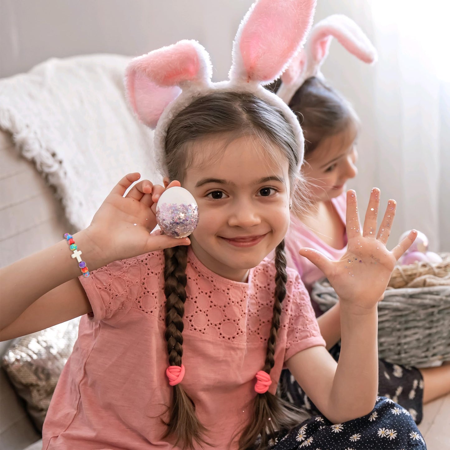 Easter Basket Stuffers for Teens, Happy Easter Bracelets Religious Christian Easter Jewelry for Girls Daughter Granddaughter Niece