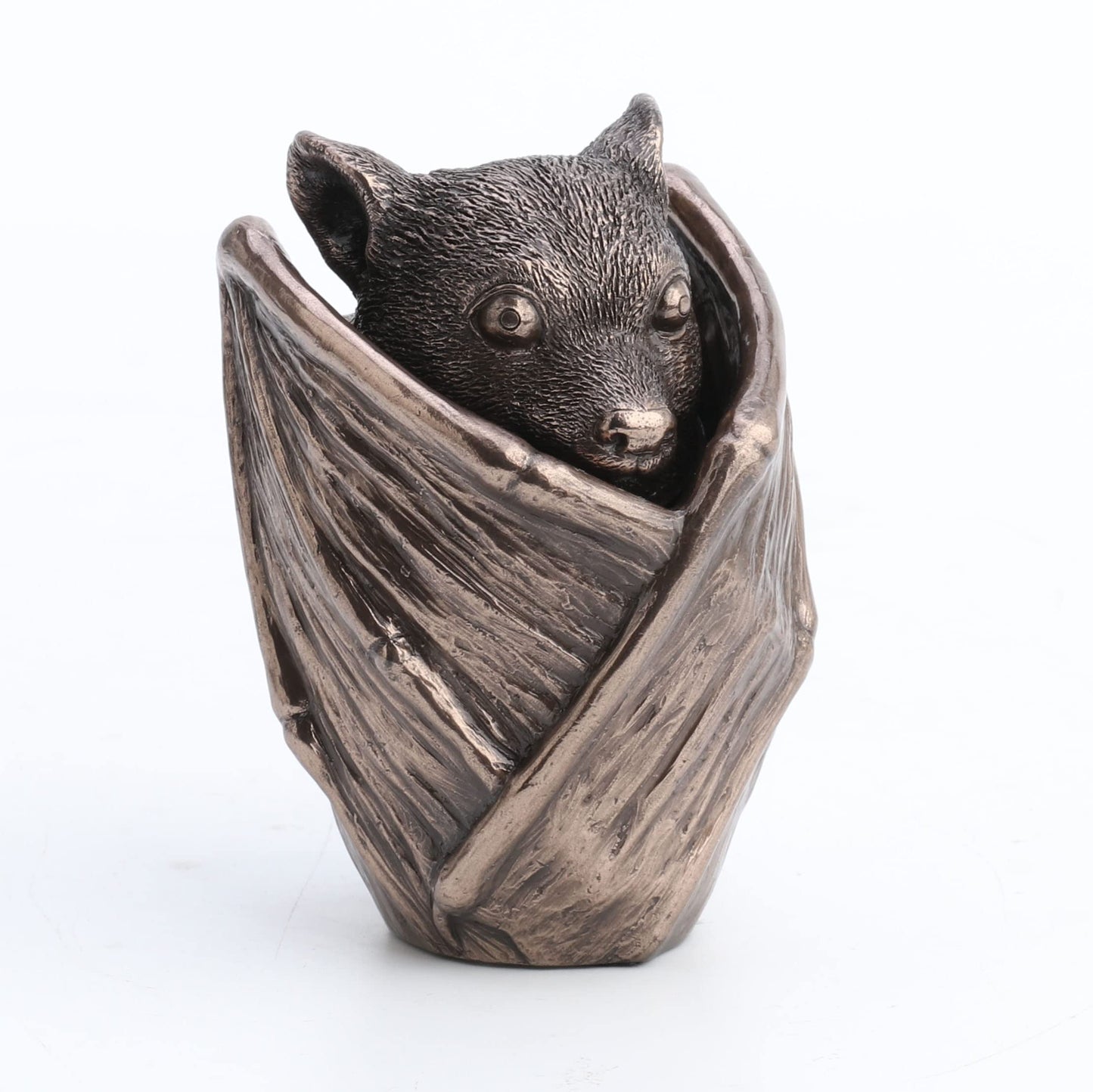 Veronese Design 3 1/2" Baby Bat Secret Trinket Stash Box Resin Sculpture Bronze Finish