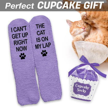 Funny Gifts For Men, Women – Fuzzy Cat Dog Sock For Dad Mom - Christmas Gifts, Stocking Stuffers for Animal Lovers