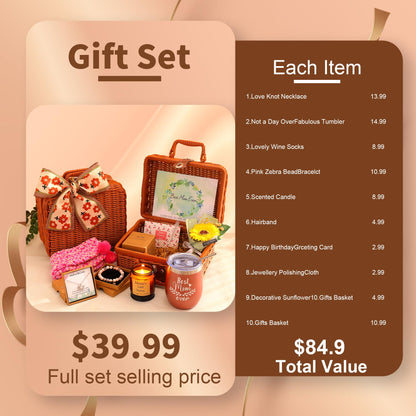 Birthday Gifts for Mom From Daughter Son,Mom Birthday Basket Box Gifts Ideas