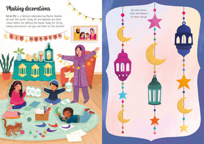 Little First Stickers Eid: A Sticker Book About Celebrating Ramadan and Eid with Family for Children (Ages 3-5)