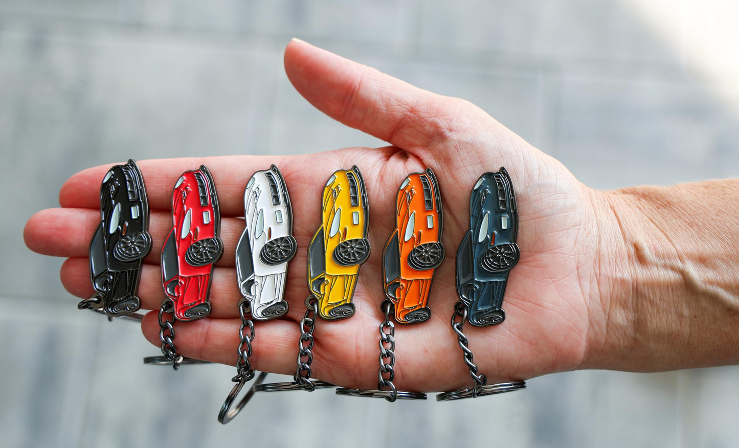 C6 Corvette Keychain - Vette Gifts for Men