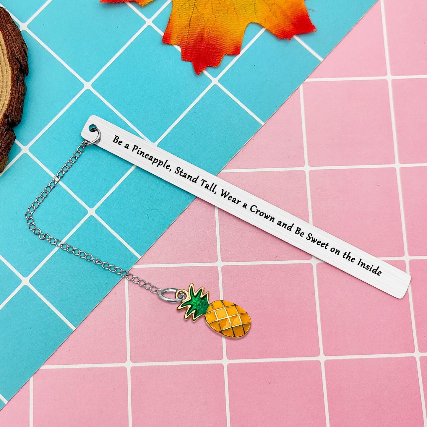 Inspirational Bookmark for Women Pineapple Gift for Women Encouragement Gifts for Daughter Sister Friend Pineapple Birthday Gifts for Women Bookmarks Gifts for Women Booklover