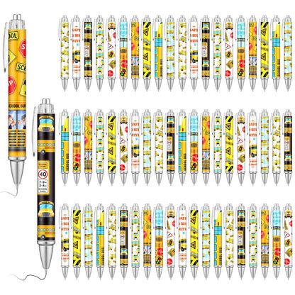 50 Pcs Bus Driver Pens Appreciation Gifts Bulk Funny Ballpoint Pens Motivational Inspirational Thank You Gift for Employee Coworker Student Office Supplies