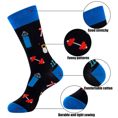 Moyel Funny Novelty Socks for Men Fun Golf Pickleball Socks Fun Gifts for Him Men Accessories