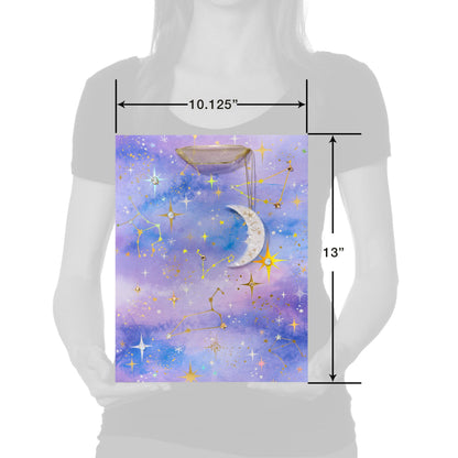Papyrus 13" Large Gift Bag (Celestial Constellations) for Birthdays, Bridal Showers, Anniversaries and All Occasions (1 Bag)