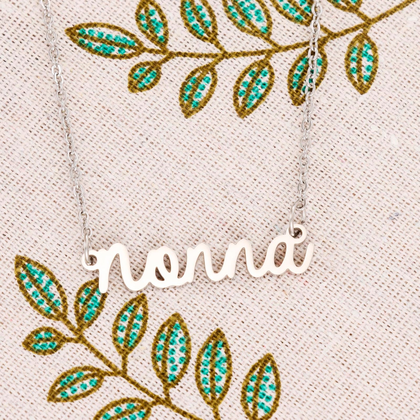 Gifts for Nonna Necklace Women from Grandkids Best Nonna Birthday Jewelry for Grandma Nonna Necklace