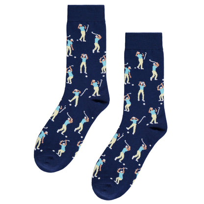 Funny Golf Socks For Men, Hilarious Golf Gift For Men, One Size 8-13