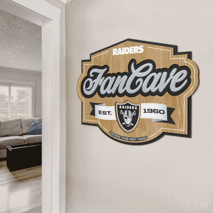 YouTheFan NFL Officially-licensed FanCave 3D wall art - ready-to-hang, 3D multi-layered construction - floating wall mount design - Perfect fan gift