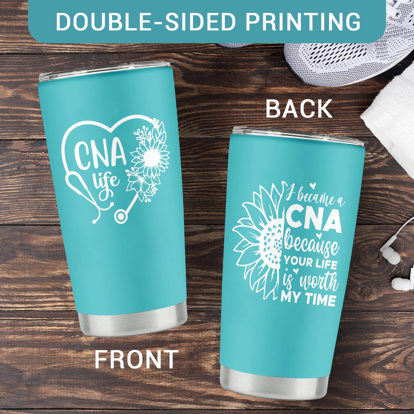 CNA Gifts 20oz Tumbler, CNA Week Gifts for Women, Certified Nursing Assistant Appreciation Gifts, Gifts for CNAs Nurses Workers