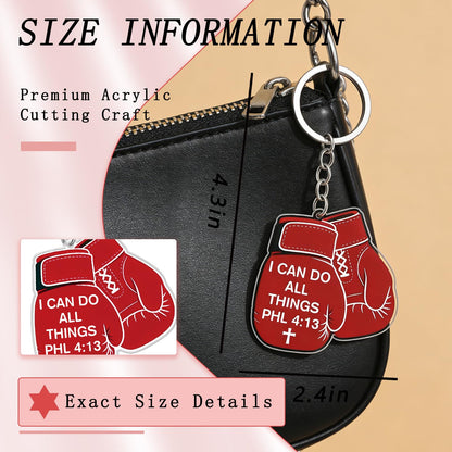Boxing Gifts For Men Boxing Gloves Keychain Gift For Boxers Fighters Fitness Instructor Gift Mma Gifts For Men Coach Accessories Personal Trainer Presents Appreciation Thank You Keyring
