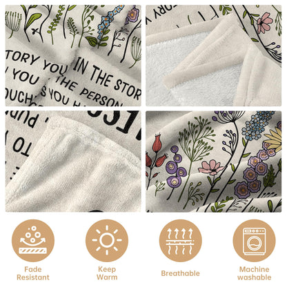 Afterprints 70th Birthday Gifts for Women, Chapter 70 Birthday Blanket, 70 Year Old Bday Gift for Woman, Mom, Friend, Sister, 70th Birthday Decorations, Turning 70 Throw Blankets 50'' x 60''