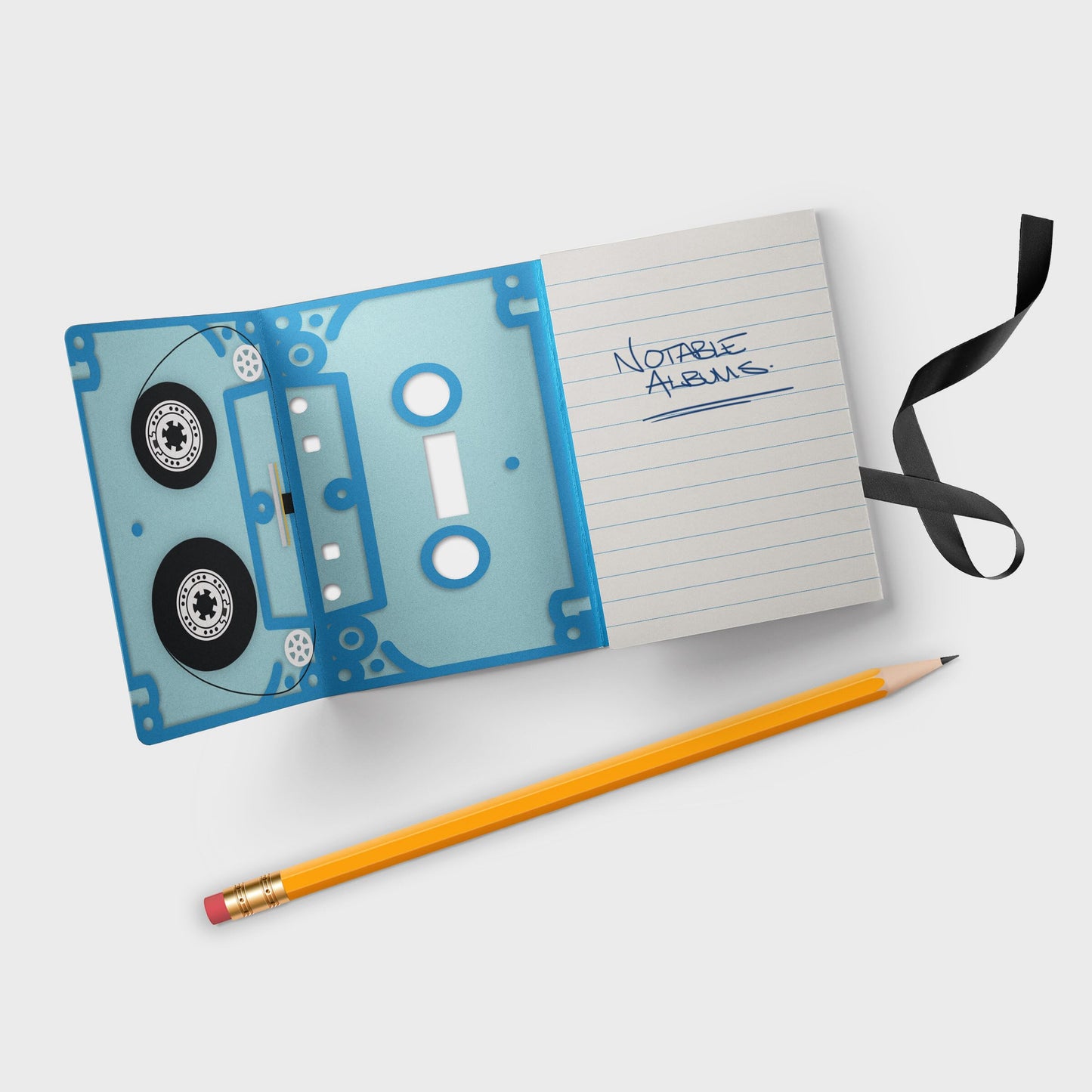 Suck UK Music Notebook - Cassette Tape Notebooks - Mix Tape Book - Retro Themed Gifts - Music Stationery - 80s Retro Gift - Pocket Size Notepad - Mini Tape Record - Multi Colour Mini Notebooks 3 Pack