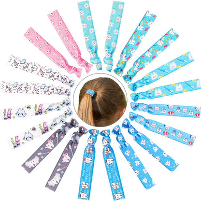 BBTO 20 Pcs Dental Gifts Hair Ties for Hygienist Assistant Tooth Scrunchies Headbands Elastic Ribbon Ponytail Holders Ropes No Crease Hairbands Dentist Accessories for Women Dental Nurse