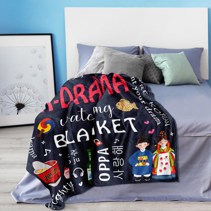 Vuinezo Korean Drama Gifts, Christmas Kdrama Blanket 50"X60", Kpop Merch, K Drama Gifts for Women/Men, Korean Gift, K Pop Gifts Teen Girl, Korean Gifts for Women, Kdrama Merch, Kdrama Gifts