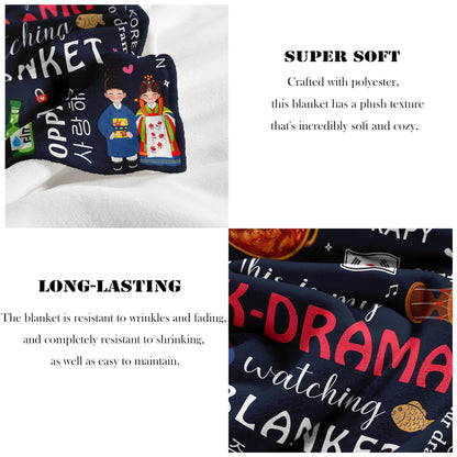 Vuinezo Korean Drama Gifts, Christmas Kdrama Blanket 50"X60", Kpop Merch, K Drama Gifts for Women/Men, Korean Gift, K Pop Gifts Teen Girl, Korean Gifts for Women, Kdrama Merch, Kdrama Gifts