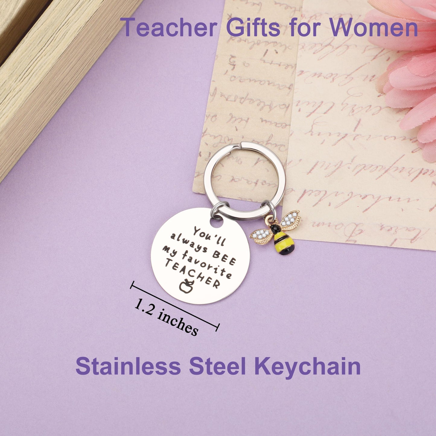 Teacher Appreciation Gifts for Women, Thank You Retirement Gifts for Teachers from Student, Thanksgiving Christmas Valentines Day Back To School Present