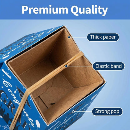 Graduation 2026 Money Explosion Gift Box Kit - Pop up Surprise Money Box with Confett, Graduation Money Holder Gift Card Box, Cash Gift Idea for Her, DIY Exploding Gift Box Party Supply (Blue 10boxes)