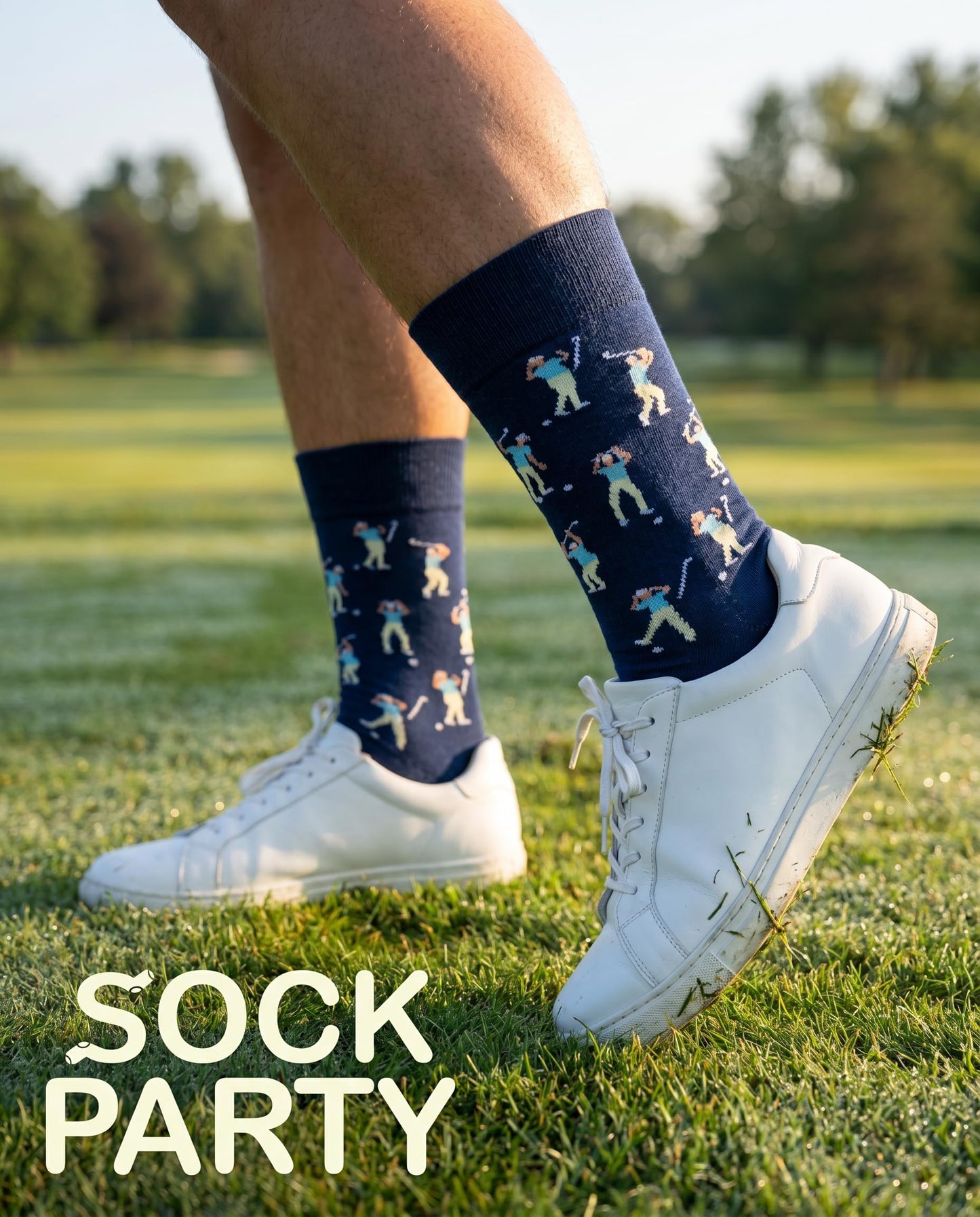 Funny Golf Socks For Men, Hilarious Golf Gift For Men, One Size 8-13