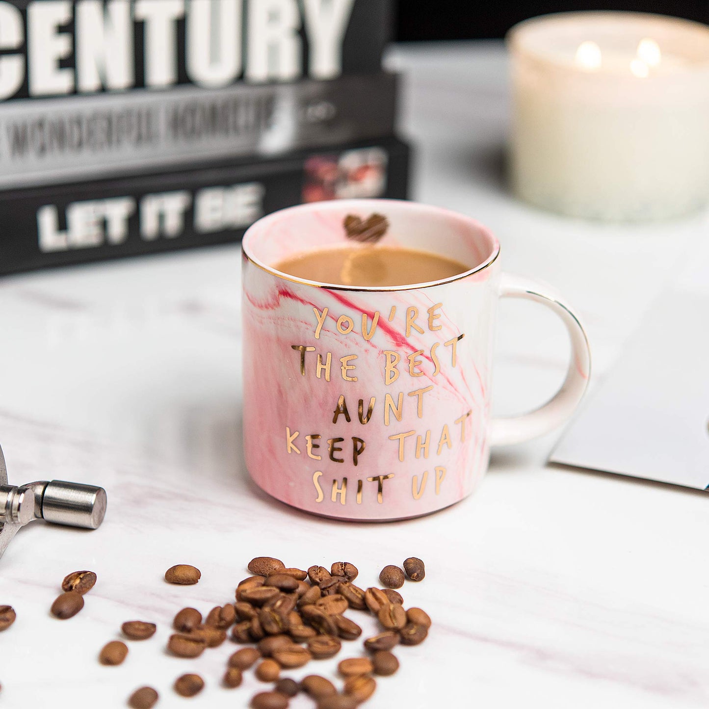 Hendson Aunt Gifts from Niece, Nephew - You're The Best Aunt Keep That S Up - Funny Present for Auntie - BAE Best Auntie Ever Gifts for Birthday - Great Favorite Aunty Mug, Ceramic Coffee Cup