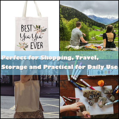 GJTIM Yiayia Gift Best Yiayia Ever Gift Grandma Toiletry Travel Bag Gift for Grandma